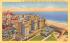 Airplane View Showing Hotels and Steel Pier Atlantic City, New Jersey Postcard