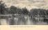 Sunset Lake, showing Island  Asbury Park, New Jersey Postcard