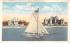 Sailing on the Ocean near the Big Hotels Atlantic City, New Jersey Postcard