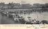 Watching Bathers from the Steel Pier Atlantic City, New Jersey Postcard
