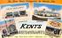 The Three Kents Restaurants in Atlantic City New Jersey Postcard