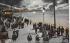Boardwalk by Moonlight, showing Rolling Chairs Atlantic City, New Jersey Postcard