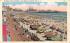 General View, Boardwalk and Beach Atlantic City, New Jersey Postcard