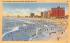 Lower Chelsea Beach and Hotels Atlantic City, New Jersey Postcard
