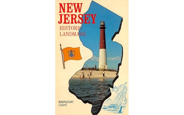 New Jersey Historic Landmark, Barnegat Light Postcard