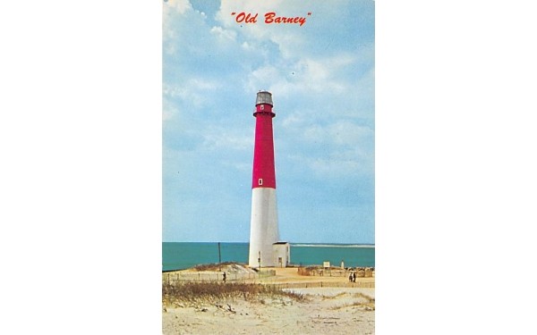 Old Barney Barnegat Light, New Jersey Postcard