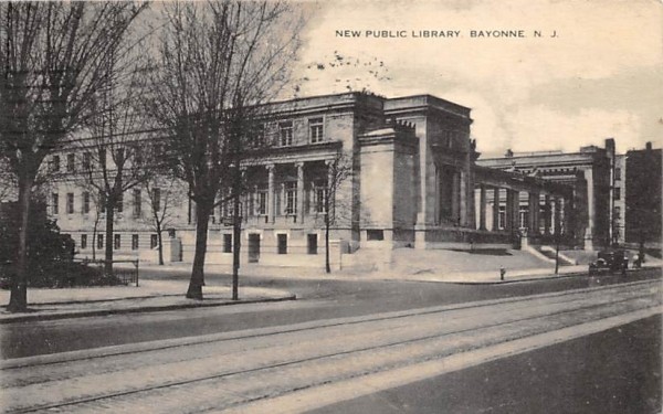 New Public Library Bayonne, New Jersey Postcard