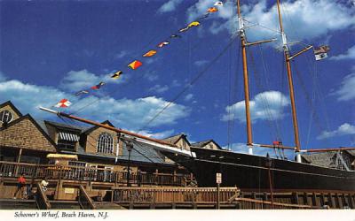 Schooner's Wharf Beach Haven, New Jersey Postcard