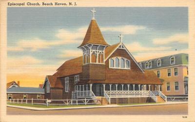 Episcopal Church Beach Haven, New Jersey Postcard