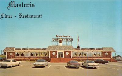 Mastoris Diner - Restaurant Bordentown, New Jersey Postcard