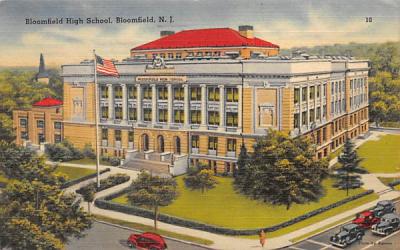 Bloomfield High School New Jersey Postcard