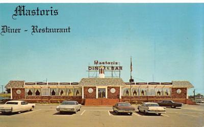 Mastoria Diner - Restaurant Bordentown, New Jersey Postcard