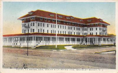 Hotel La Reine Bradley Beach, New Jersey Postcard