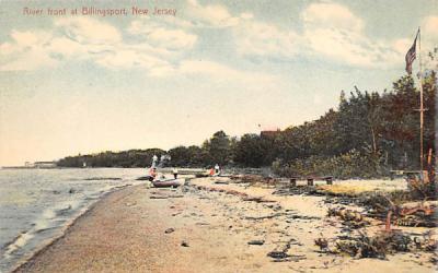 River front at Billingsport New Jersey Postcard