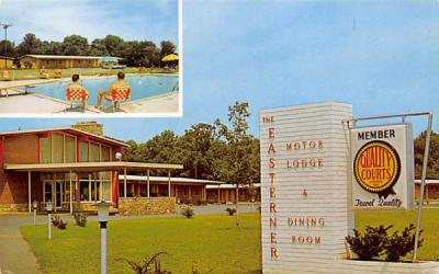 The Easterner Motor Lodge Bordentown, New Jersey Postcard