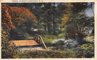 Scene at Bernardsville New Jersey Postcard