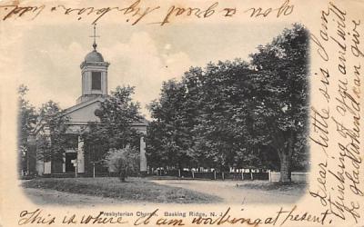 Presbyterian Church Basking Ridge, New Jersey Postcard