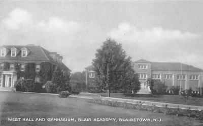 West Hall, Gymnasium, Blair Academy Blairstown, New Jersey Postcard