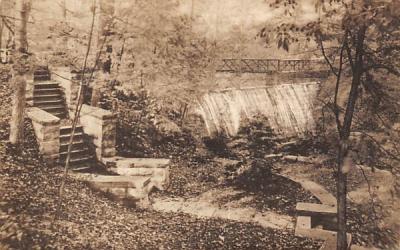 Waterfalls to Blair Academy Blairstown, New Jersey Postcard