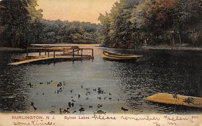 Sylvan Lakes Burlington, New Jersey Postcard