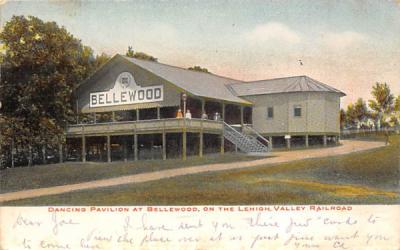 Dancing Pavilion at Bellewood New Jersey Postcard