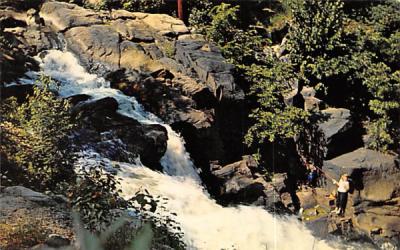 The falls at Deep Hole Boonton, New Jersey Postcard