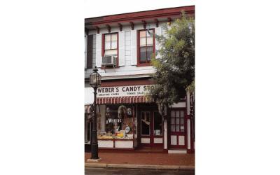 Weber's Candy Store Bridgeton, New Jersey Postcard