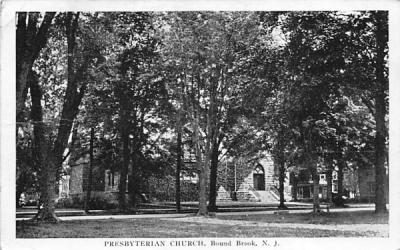Presbyterian Church Bound Brook, New Jersey Postcard