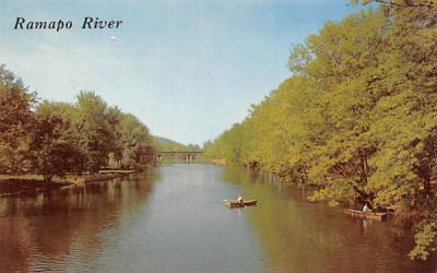 Ramapo River Bergen County, New Jersey Postcard