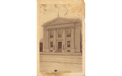 City Hall Burlington, New Jersey Postcard