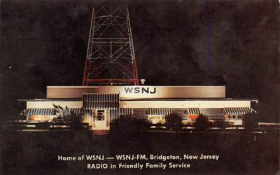 Home of WSNJ Bridgeton, New Jersey Postcard