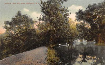 Jeddy's Lake, City Park Bridgeton, New Jersey Postcard