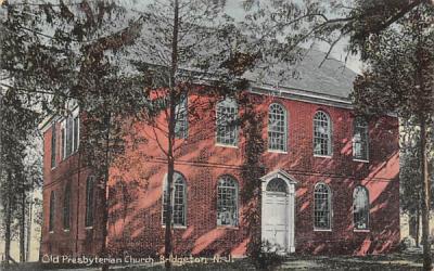 Old Presbyterian Church Bridgeton, New Jersey Postcard