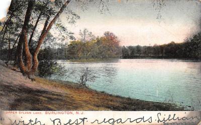 Upper Sylvan Lake Burlington, New Jersey Postcard