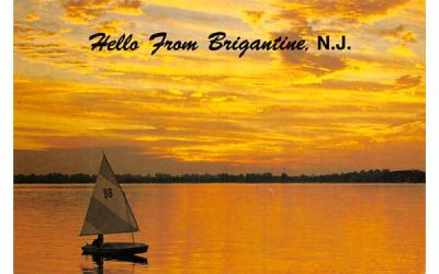 Hello From Brigantine, N. J., USA New Jersey Postcard