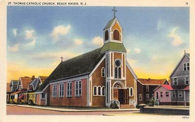 St. Thomas Catholic Church Beach Haven, New Jersey Postcard