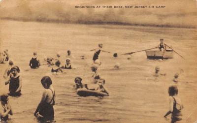 Beginners at Their Best, New Jersey 4-H Camp Postcard