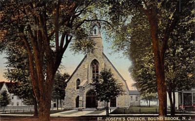 St. Joseph's Church Bound Brook, New Jersey Postcard