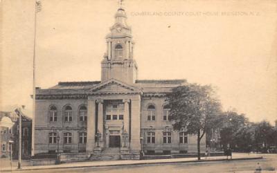 Cumberland County Court House Bridgeton, New Jersey Postcard