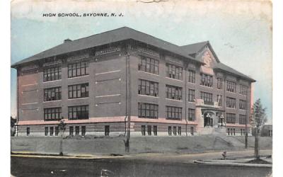 High School Bayonne, New Jersey Postcard