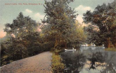 Jeddy's Lake, City Park Bridgeton, New Jersey Postcard