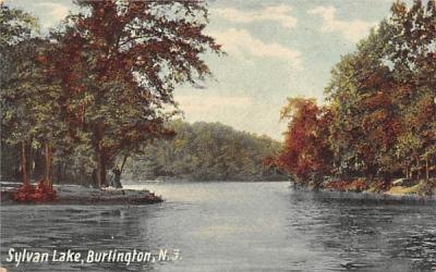 Sylvan Lake Burlington, New Jersey Postcard