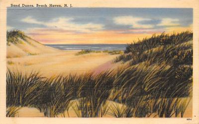 San Dunes Beach Haven, New Jersey Postcard