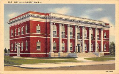 City Hall Bridgeton, New Jersey Postcard