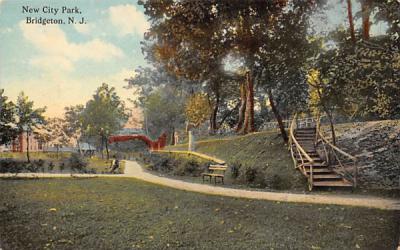 New City Park Bridgeton, New Jersey Postcard