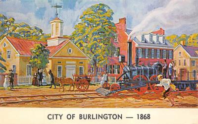 City of Burlington, Savings and Loan Association New Jersey Postcard