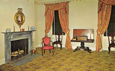Batsto, A sitting room of the mansion New Jersey Postcard