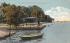 Along Delaware River, Showing Greenbank Burlington, New Jersey Postcard