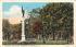 Soliders' and Sailors' Monument Bloomfield, New Jersey Postcard