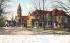 Jarvie Memorial Library and Westminster Church Bloomfield, New Jersey Postcard